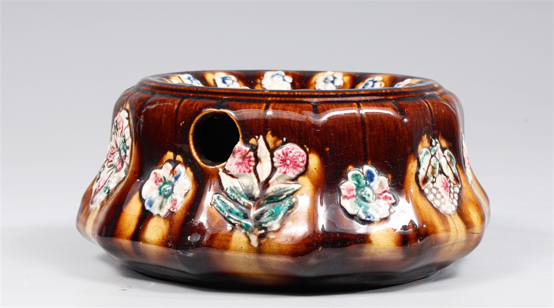 Antique 19th century Majolica glaze