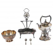 ANTIQUE 19TH CENTURY SILVERPLA