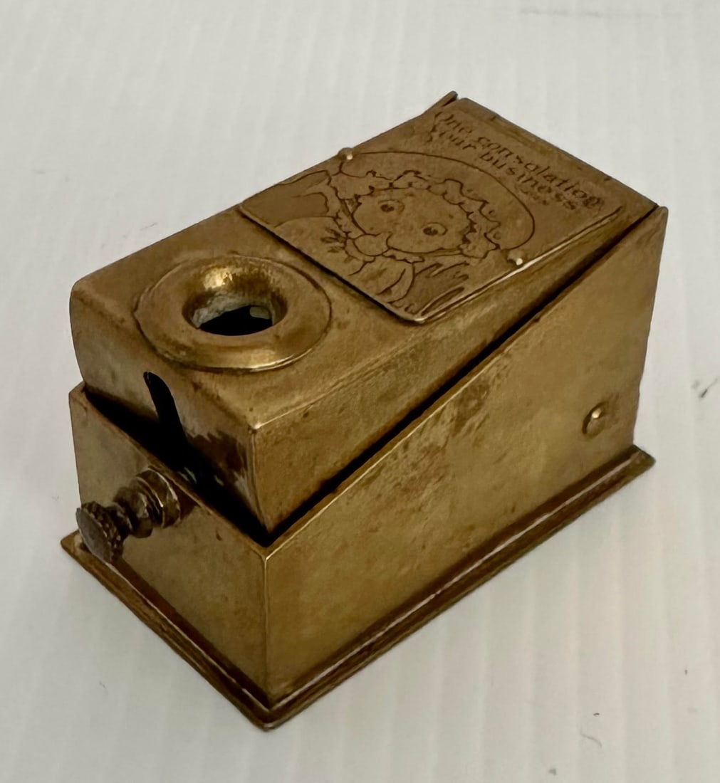 ANTIQUE 19TH CENTURY SMALL BRASS