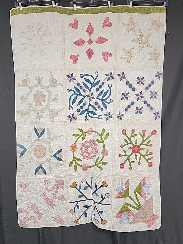 Antique 19thC Friendship Sampler