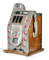 ANTIQUE 25 CENT MILLS DIAMOND