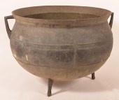 ANTIQUE 30 GALLON CAST IRON GY