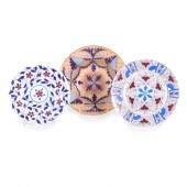 ANTIQUE 3PC PORCELAIN: DERBY L