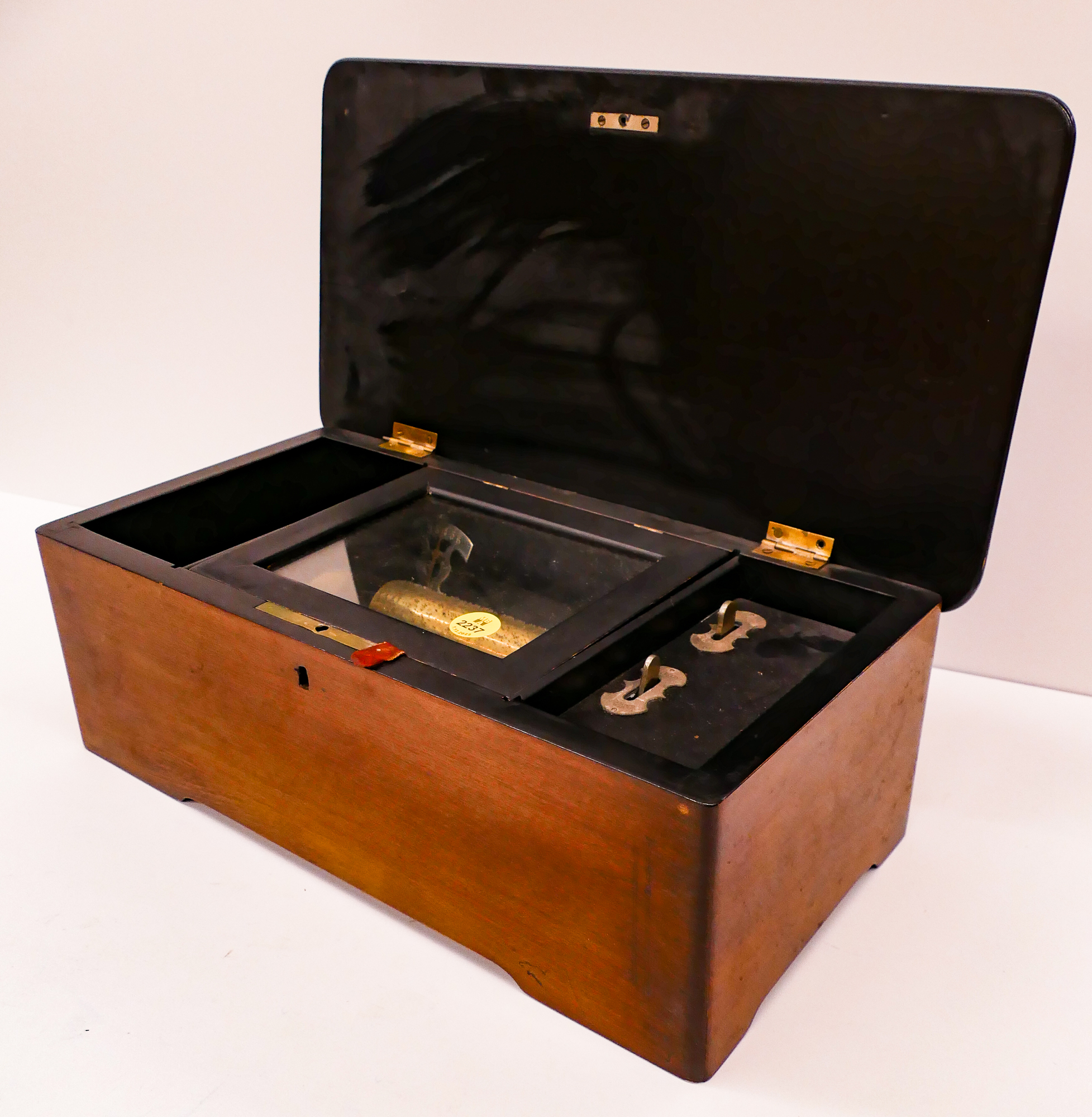 Antique 4'' Cylinder Music Box-