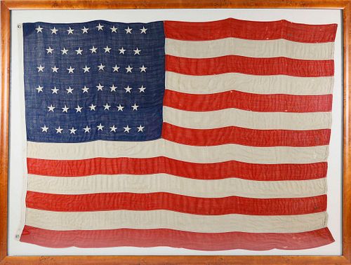 ANTIQUE 46 STAR AMERICAN