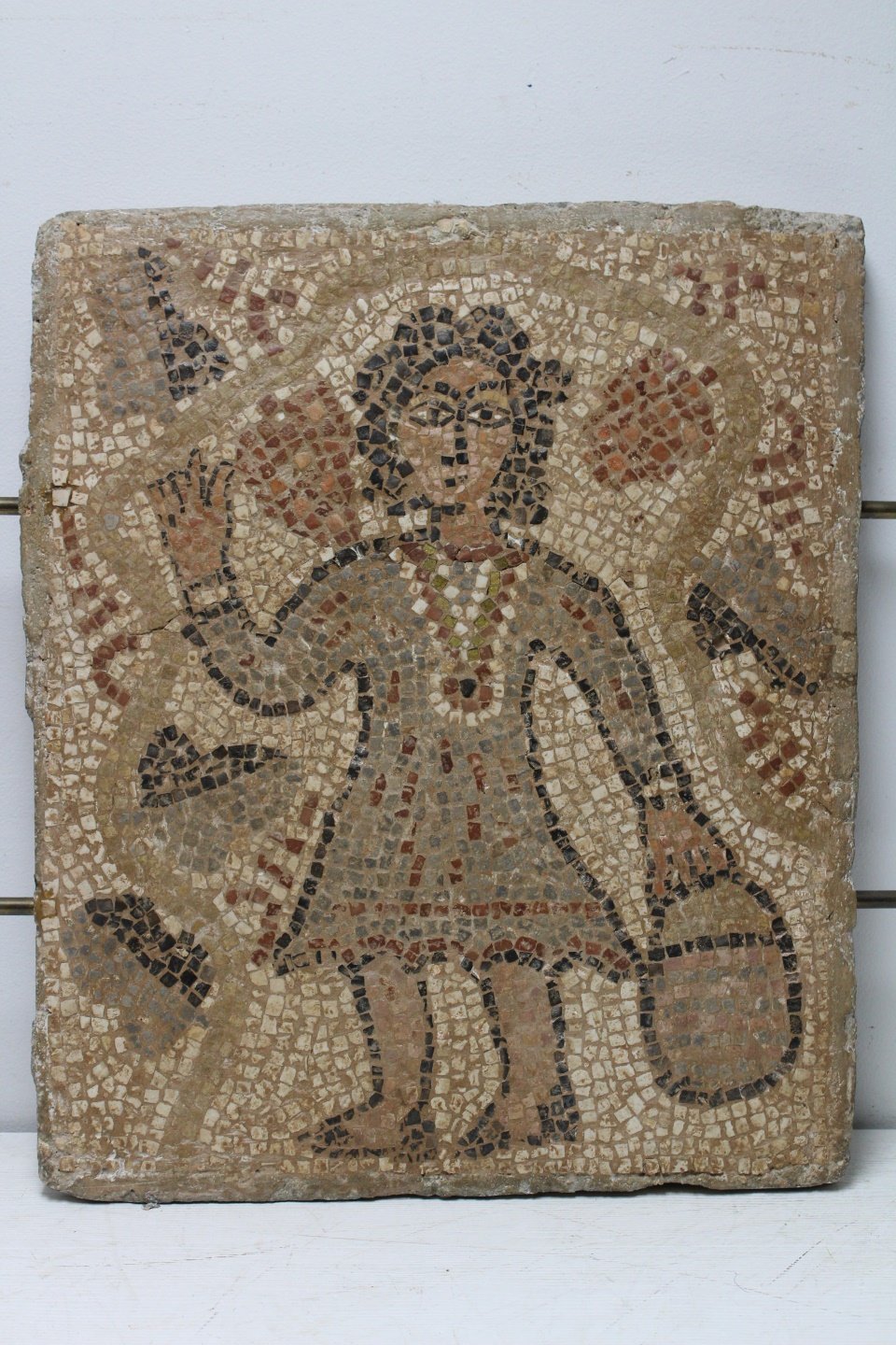 ANTIQUE 5TH-7TH C. MOSAIC PANEL