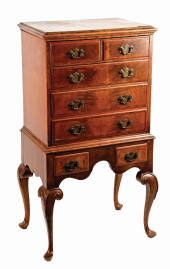 ANTIQUE 7-DRAWER OAK WOOD RADI