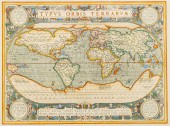 Antique Abraham Ortelius Handc