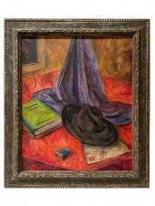 ANTIQUE ABSTRACT RUSSIAN PAINT