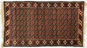 ANTIQUE AFGHAN BALOUCH RUG, 8'