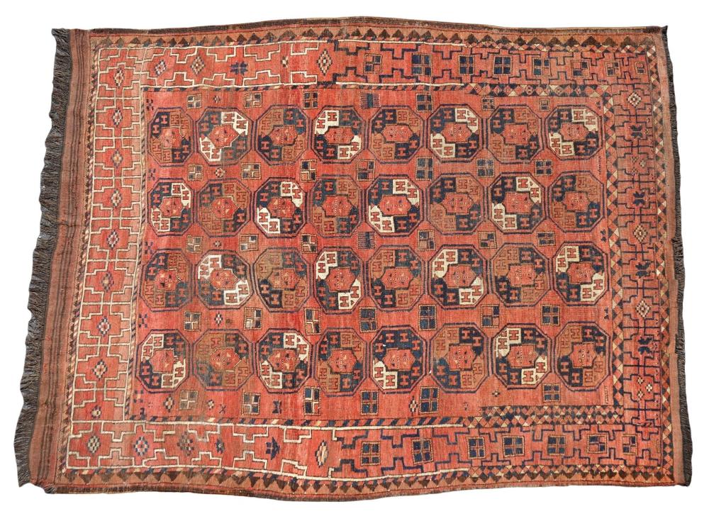 ANTIQUE AFGHAN TURKMAN MAIN