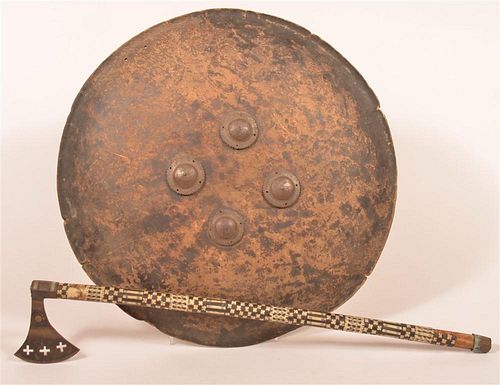 ANTIQUE AFGHANI CHEIFTON BATTLE AXE