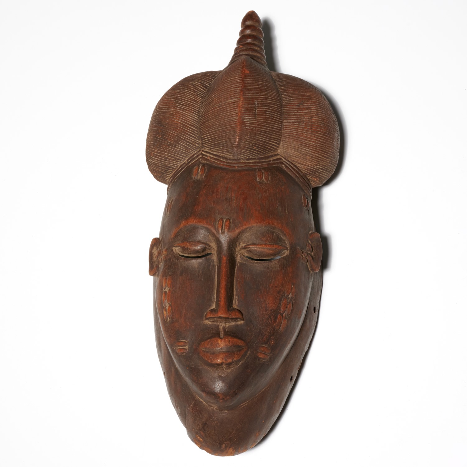 ANTIQUE AFRICAN BAULE MASK Possibly