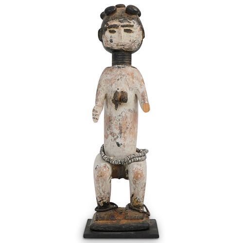 ANTIQUE AFRICAN BAULE WOODEN