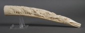 ANTIQUE AFRICAN IVORY CARVED T