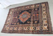 ANTIQUE AFSHAR RUG 4'1"X 5' 11