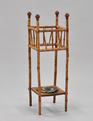 Antique American Bamboo Umbrella