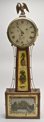 ANTIQUE AMERICAN BANJO CLOCKFi