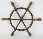 ANTIQUE AMERICAN BRONZE AND TE