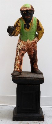 ANTIQUE AMERICAN CAST IRON LAW