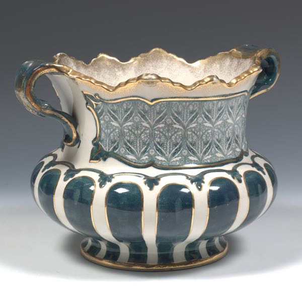 ANTIQUE AMERICAN ETRURIA MAJOLICA