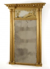 ANTIQUE AMERICAN FEDERAL MIRRO