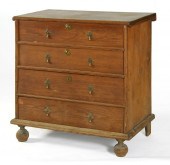 ANTIQUE AMERICAN LIFT-TOP BLAN