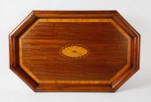 ANTIQUE AMERICAN MAHOGANY AND