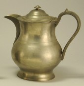 ANTIQUE AMERICAN PEWTER ONE-GA