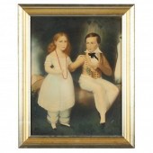 ANTIQUE AMERICAN PORTRAIT PRIN