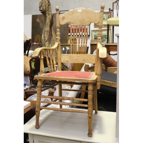 Antique American pressed back