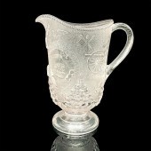 ANTIQUE AMERICAN PRESSED GLASS
