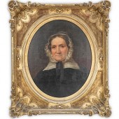 ANTIQUE AMERICAN PURITAN PORTR
