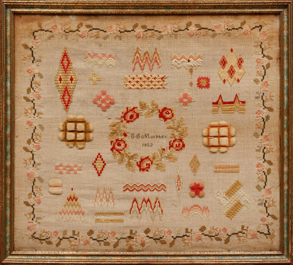 ANTIQUE AMERICAN SAMPLERAntique