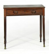 ANTIQUE AMERICAN SHERATON ONE-