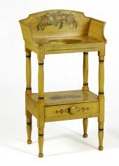 ANTIQUE AMERICAN SHERATON WASH