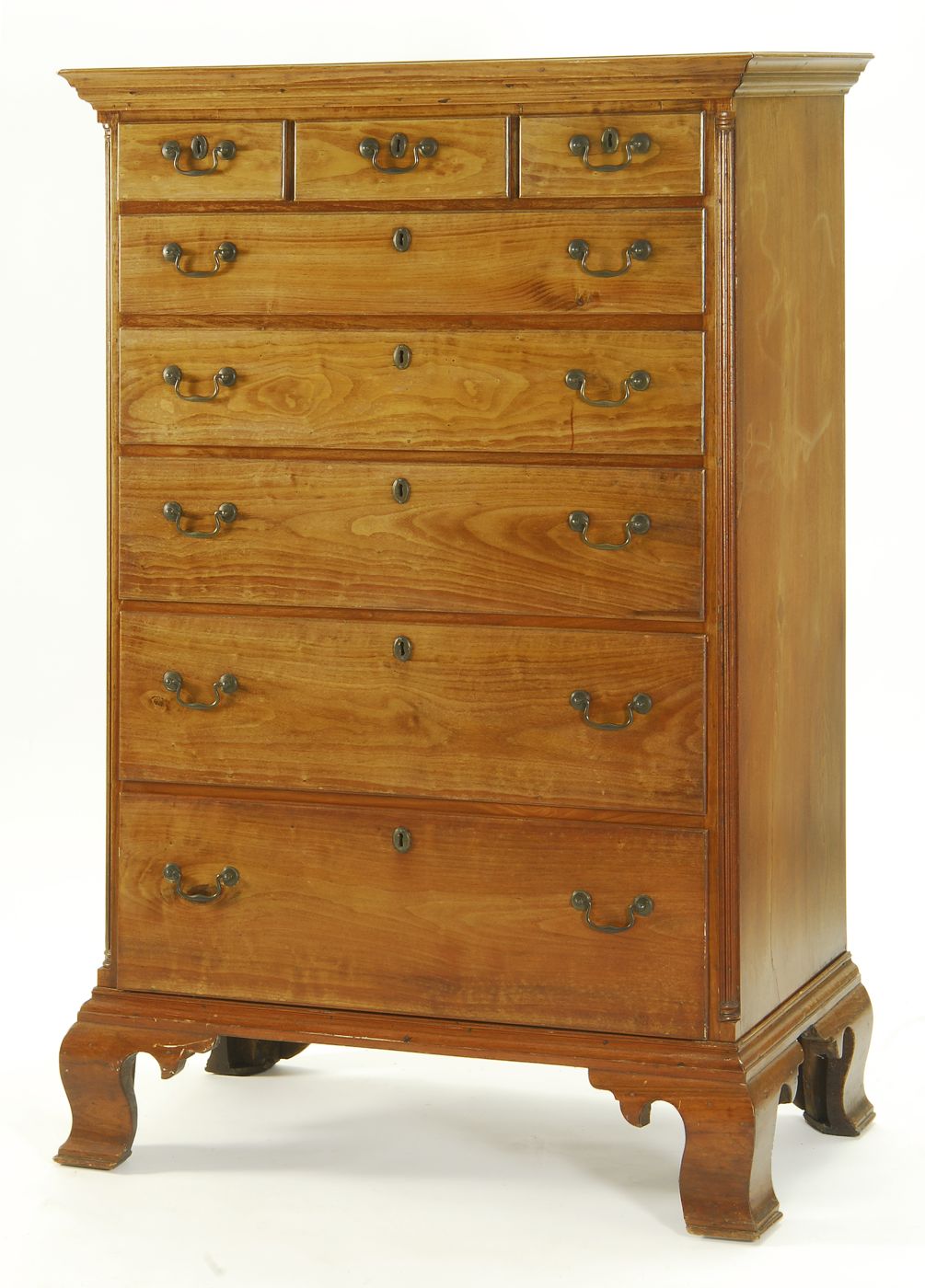 ANTIQUE AMERICAN TALL CHESTProbably