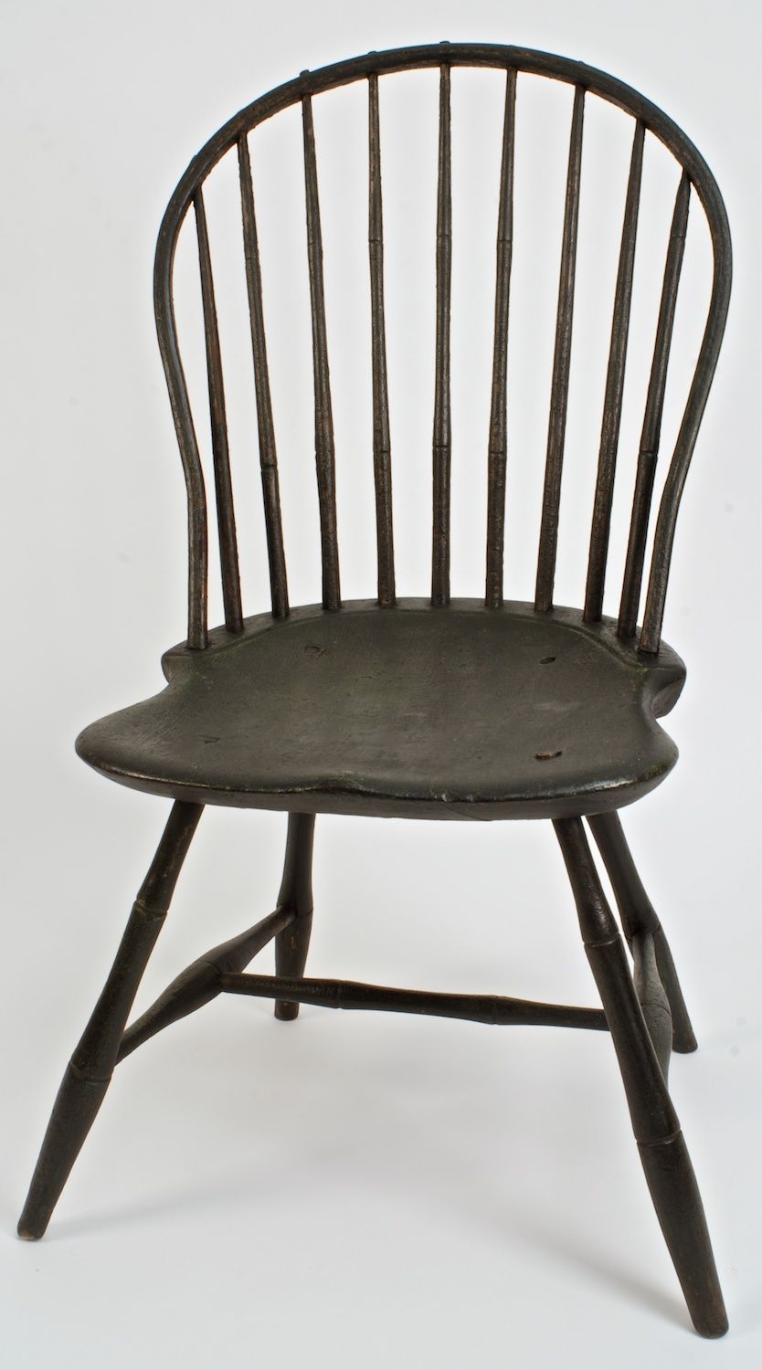 ANTIQUE AMERICAN WINDSOR BOWBACK