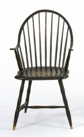ANTIQUE AMERICAN WINDSOR CONTI