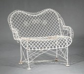 ANTIQUE AMERICAN WIREWORK GARD