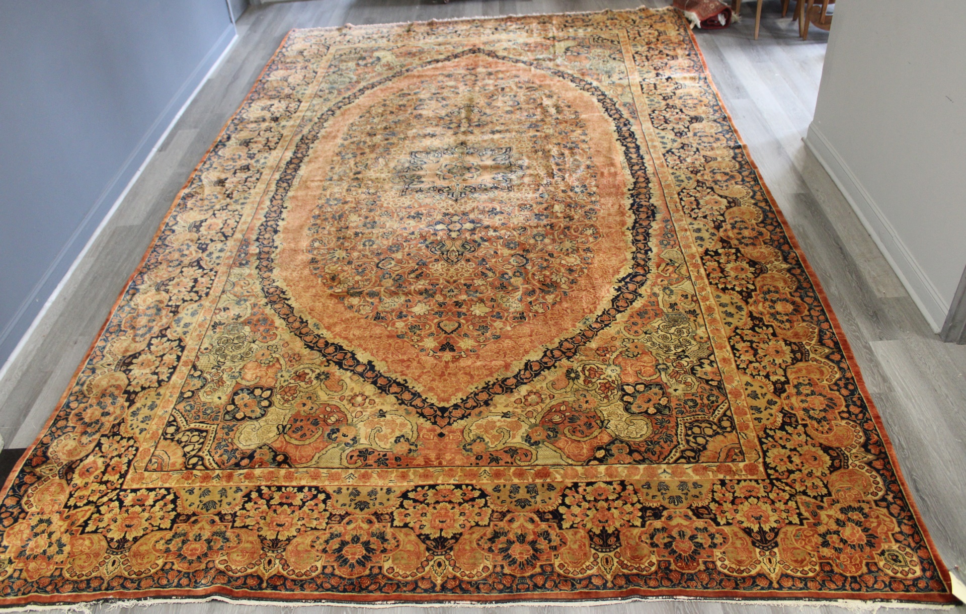 ANTIQUE AND FINELY HAND WOVEN