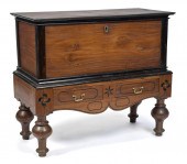 ANTIQUE ANGLO-INDIAN TRUNK ON
