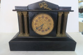 ANTIQUE ANSONIA CAST IRON MANT
