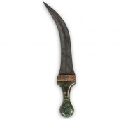 ANTIQUE ARAB JAMBIYA KNIFEDESC