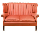 ANTIQUE ART DECO UPHOLSTERED N