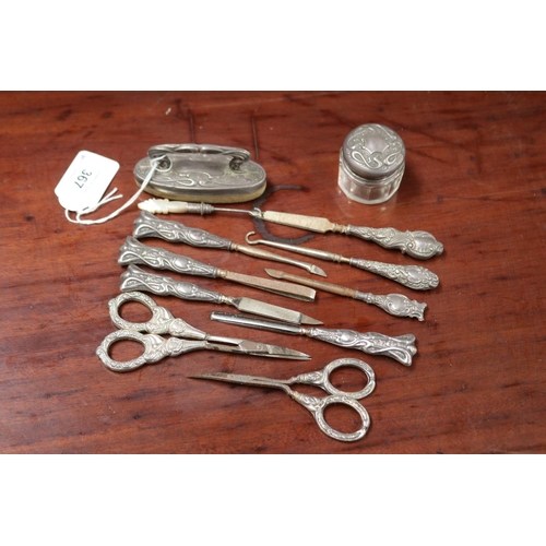 Antique Art Nouveau silver