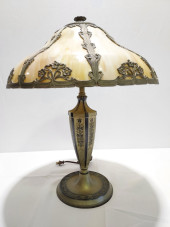 ANTIQUE ART NOUVEAU SLAG GLASS