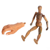 ANTIQUE ARTIST WOOD LAY FIGURE