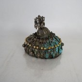 ANTIQUE ASIAN SILVER EMBELLISH