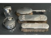 Antique assembled dresser set,